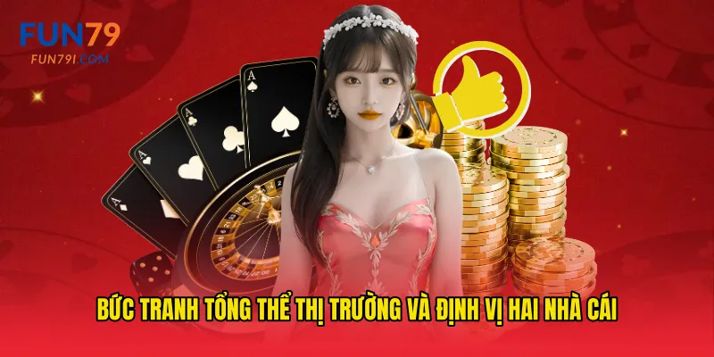 Bức tranh tổng thể thị trường và định vị hai nhà cái